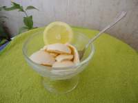   Helado cremoso de limón (sin heladera)