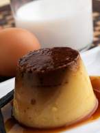 Flan de capuchino facil con caramelo  