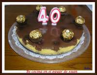   Tarta de ferrero rocher