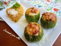   CALABACINES RELLENOS CON CARNE Y REQUESON 