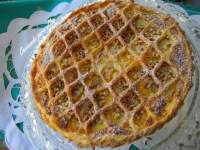   PASTEL DE PERAS CON REQUESON Y ALMENDRAS 