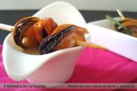   Mejillones con crema de limón y vermouth