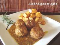   Albóndigas al ajillo