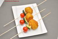  Pinchos de pollo y verdura