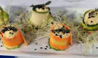 Canapes veganos muy faciles y ricos  