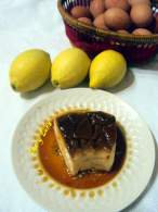   FLAN DE HUEVO SABOR LIMON Y CARAMELO CASERO