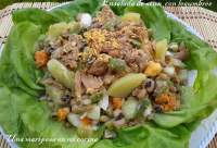   Ensalada de atun con legumbres