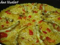   NAVAJAS CON ARROZ AL HORNO