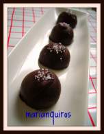   BOMBONES DE :JAMÒN ;CHOCOLATE Y FUET ;SALMÒN