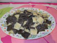  RAVIOLI DE BACALAO Y QUESO AL AGLIO,OLIO E PEPERONCINO