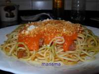   Espaguetis con tomate