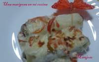   Canelones de  frankfurt con pimientos