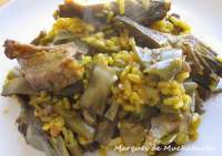   ARROZ CON COSTILLAS, HABAS Y ALCACHOFAS