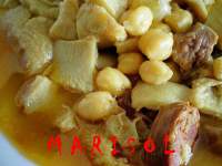   CALLOS CON GARBANZOS