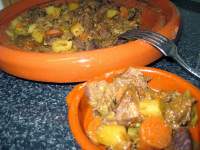   Tajine de papas con costillas