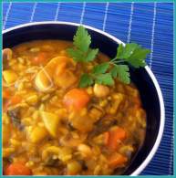   Arroz con garbanzos y acelgas