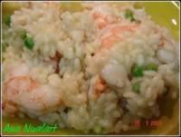   ARROZ CON GAMBAS Y GUISANTES