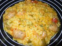   ARROZ MELOSO CON SALCHICHAS FRESCAS(ROBOCHEF)