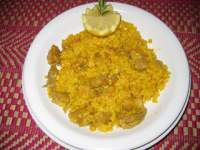   Arroz con magro de cerdo y chorizo