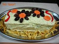   PASTEL FRÌO DE BONITO EN ESCABECHE Y CABRACHO 