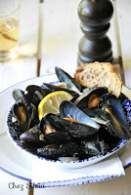 Mejillones al vapor con jengibre y lemon grass / Chez Silvia