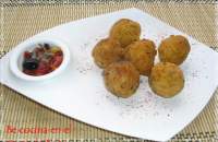   Croquetas de arroz con queso