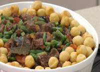Receta de Carne guisada con verduras facil  