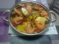   Paella de mariscos