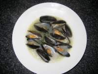   Mejillones en salsa de Manzanilla