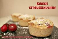 
KIRSCH STREUSELKUCHEN (DE CEREZAS), EL SEGUNDO ANIVERSARIO DE DESAFÌO EN LA COCINA
         