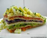   Torta salada de panqueques