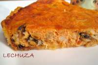   QUICHE (TARTA SALADA) DE BACALAO Y MEJILLONES