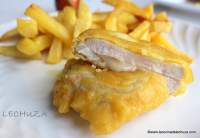 FILETES DE LOMO CON QUESO SAN SIMON EN TEMPURA