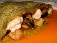   FILLOAS VERDES (DE NABIZAS) RELLENAS DE MARISCO