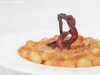 La cocina de Rebeca: Alubias blancas con pulpo