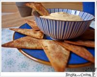 Brujita en la Cocina: Nachos dulces con dip de mango