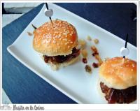 Brujita en la Cocina: Miniburguer de lentejas y boletus caramelizado