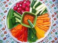   Crudités et trempettes, o... la alegría del 