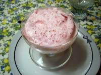   Batido de Frutillas (o Espuma de Frutillas)