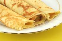   Crepes rellenas de toffee