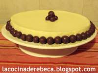   Tarta de chocolate blanco