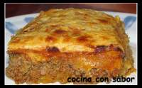   Pastel de patata y carne (Thermomix)
