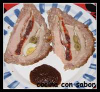   Lomo relleno a la maraos
