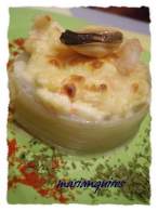   PASTEL DE ACELGAS CON BECHAMEL DE MARISCOS