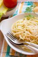   Spaghetti Alfredo y calores varios
