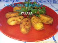   Croquetas de bacalao y patata