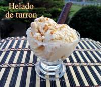   Helado de turron