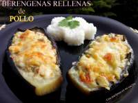   Berengenas rellenas de pollo