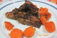   CORDERO AL HORNO CON CALABAZA 