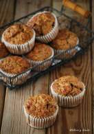   Muffins de plátano y pasas con espelta integral y avena [sin azúcar añadido - sin lactosa]